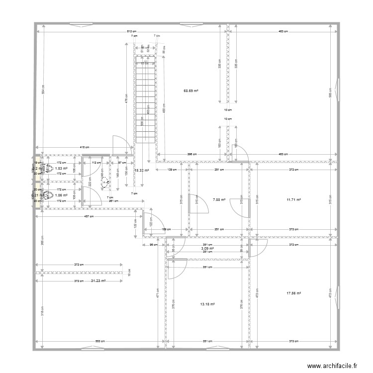 fabelle. Plan de 0 pièce et 0 m2