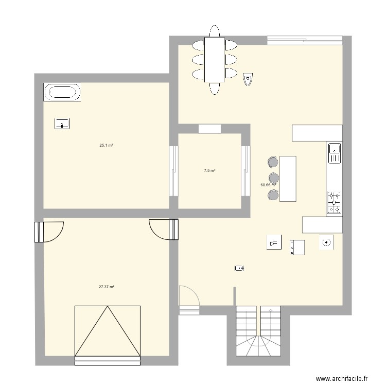 MAISON 2. Plan de 0 pièce et 0 m2