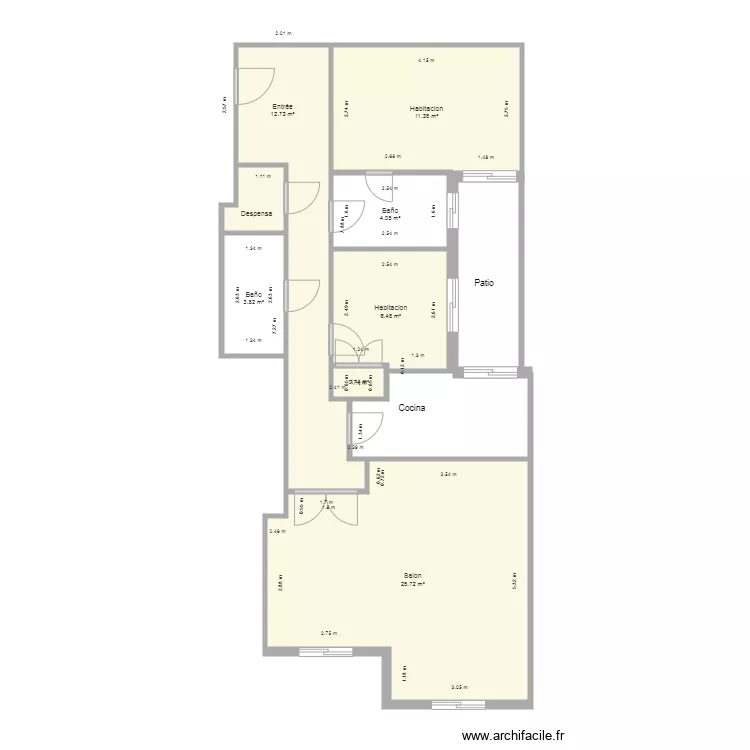 burja1. Plan de 