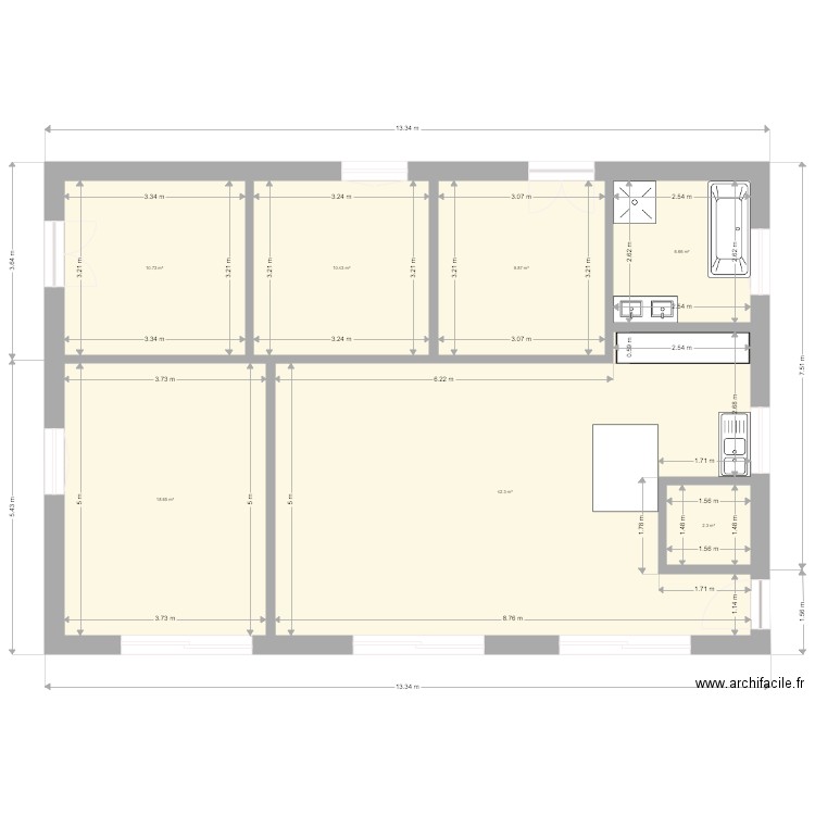 V1 PROJET ST BARTH. Plan de 0 pièce et 0 m2