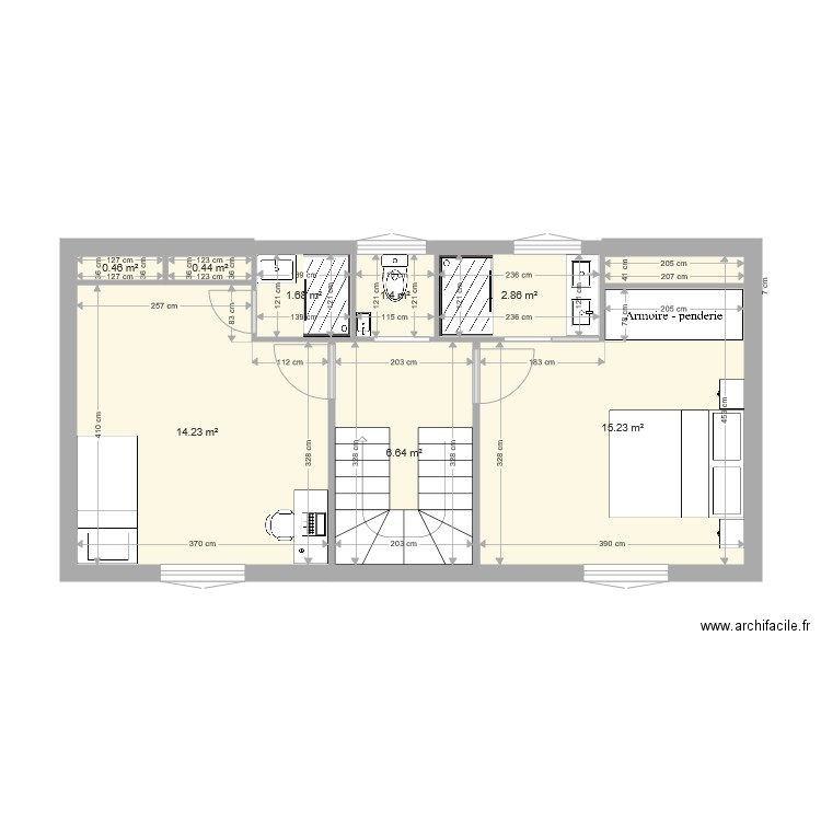 Trarieux Etage. Plan de 0 pièce et 0 m2