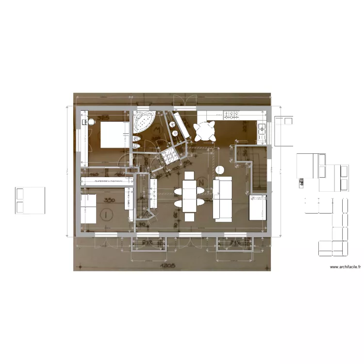 casa milano. Plan de 