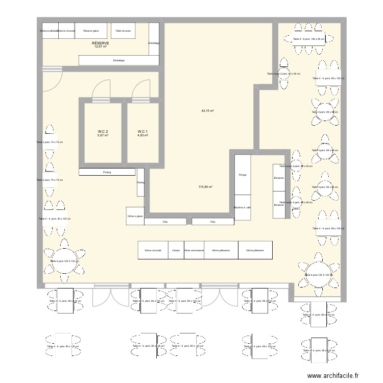 PLAN GLAND. Plan de 0 pièce et 0 m2