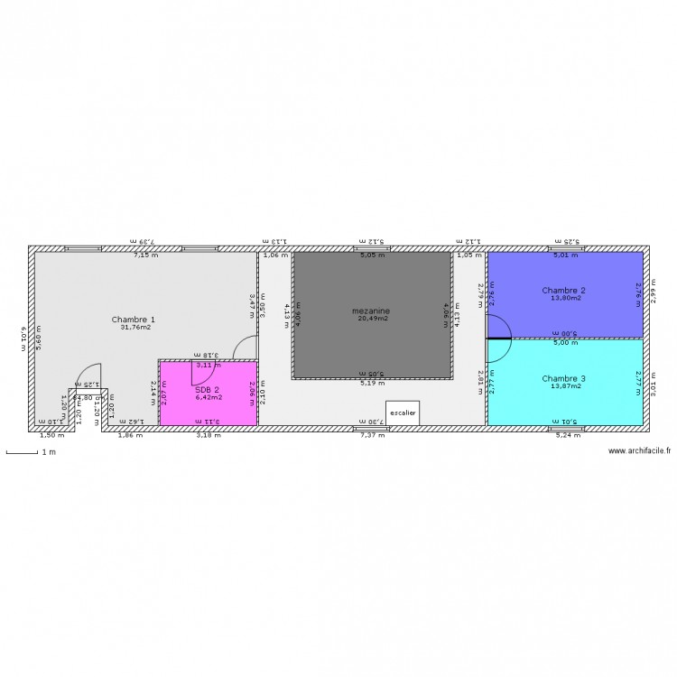 étage 01. Plan de 0 pièce et 0 m2