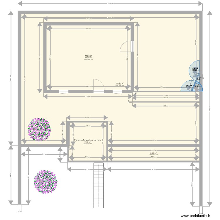 Terrasse Cécile. Plan de 0 pièce et 0 m2