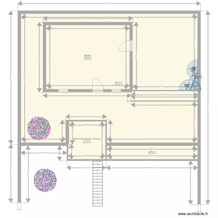 Terrasse Cécile. Plan de Terrasse Cécile. Plan de