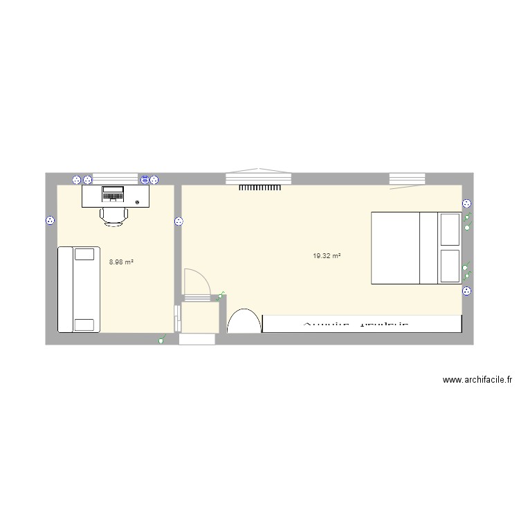 Chambre des mamans. Plan de 0 pièce et 0 m2