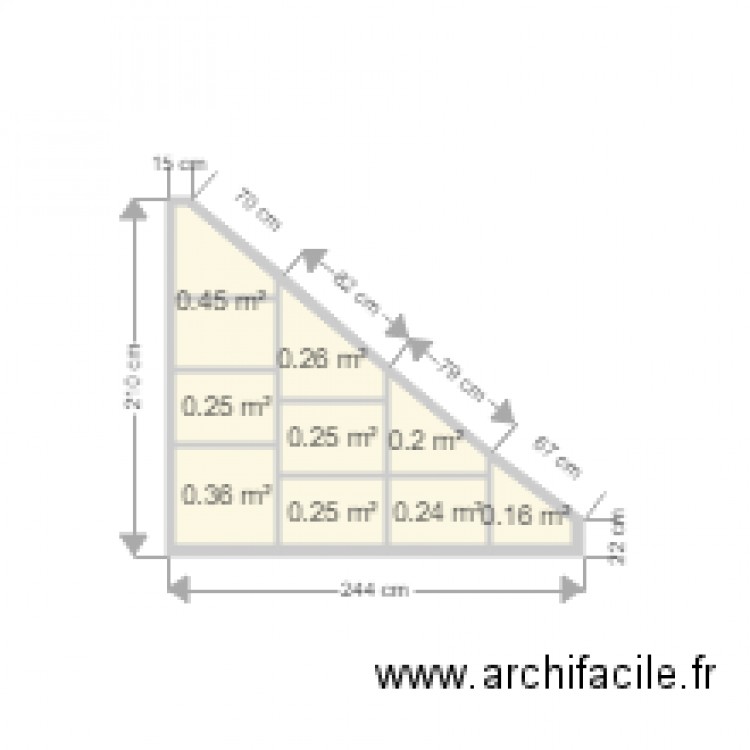 aménagements sous escalier int. Plan de 0 pièce et 0 m2