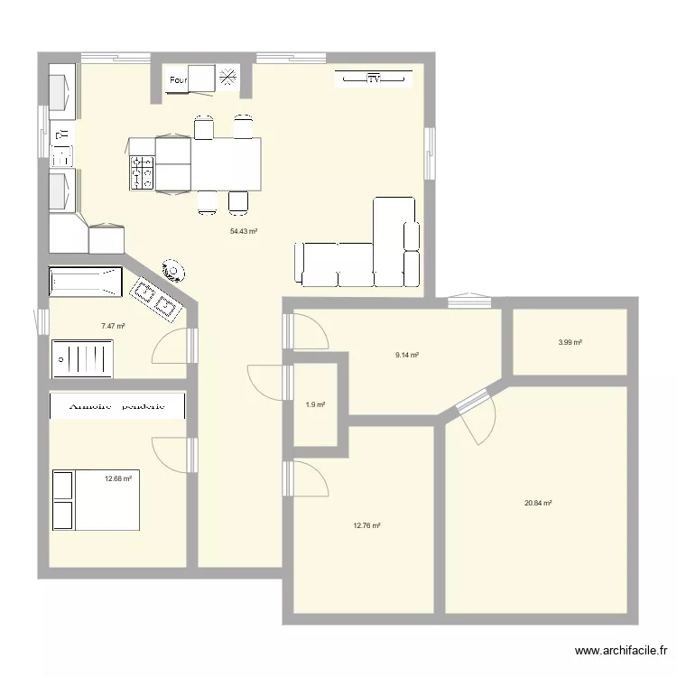 maison double 2ch. Plan de maison double 2ch. Plan de