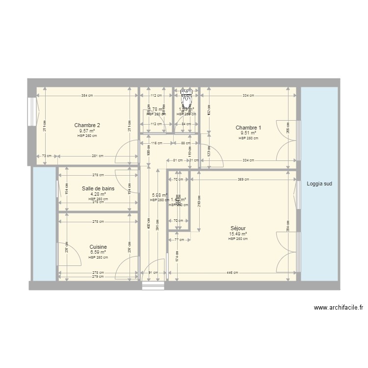 Hanchi. Plan de 0 pièce et 0 m2