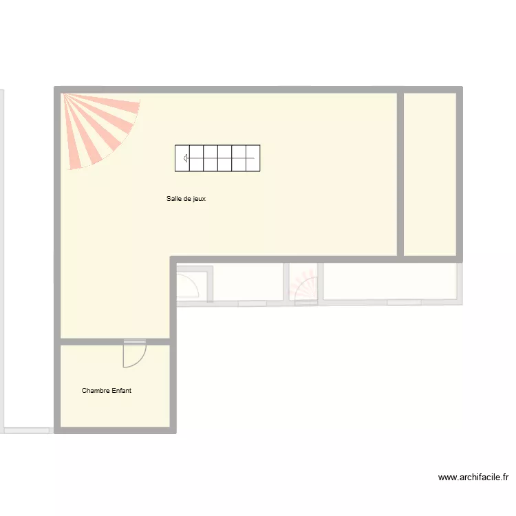 Plan Constantin Etage. Plan de 9 pièces et 53 m²