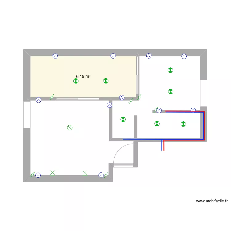 ETAGE CHATEAU ELEC. Plan de 