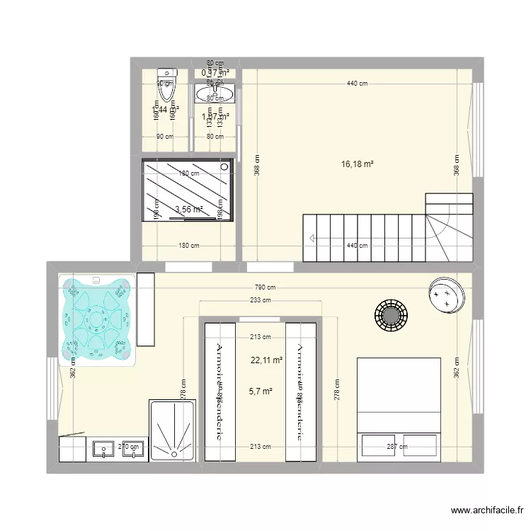 Suite parentale berthaume . Plan de 