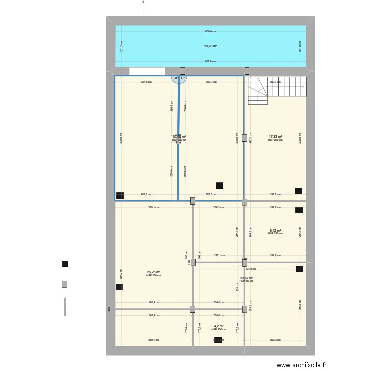 Rez de chaussée - 17 octobre 23 - 2. Plan de 7 pièces et 133 m2