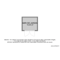 BI 6489 ABRI DE JARDIN