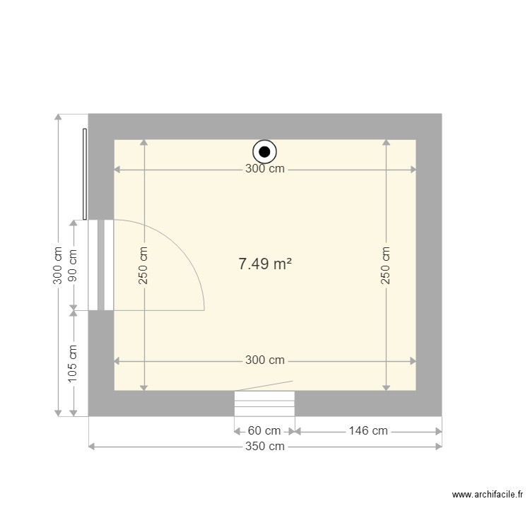 Abri piscine. Plan de 0 pièce et 0 m2