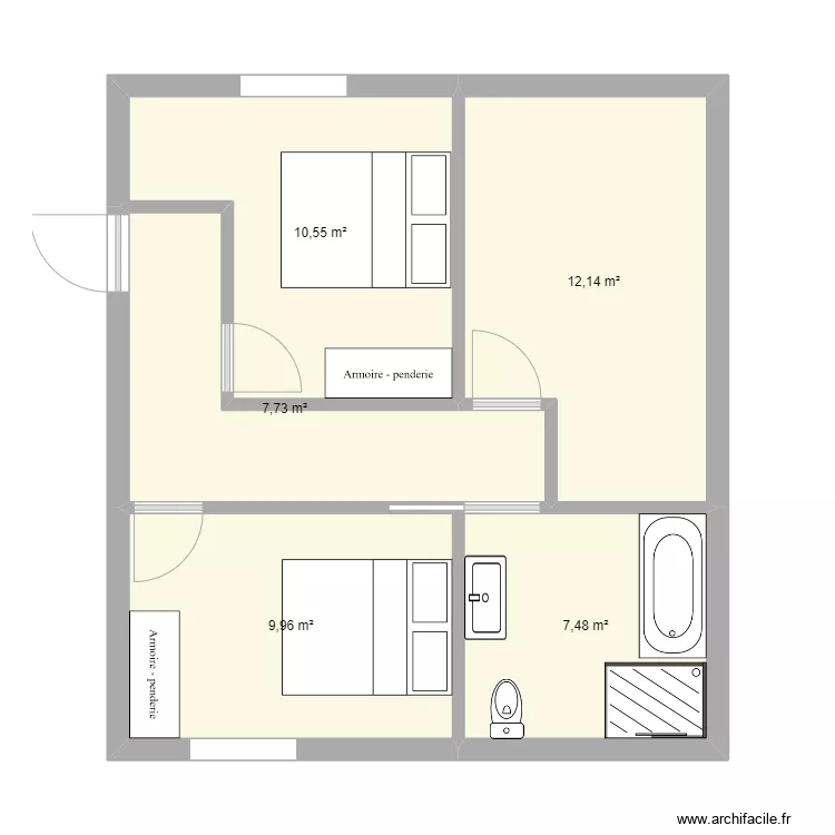 Travaux Mamie Papy. Plan de 