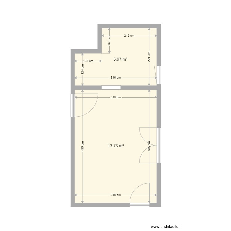 fevrier. Plan de 0 pièce et 0 m2