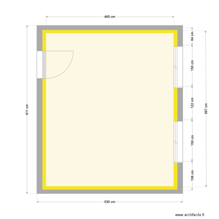 local impression V3. Plan de 0 pièce et 0 m2