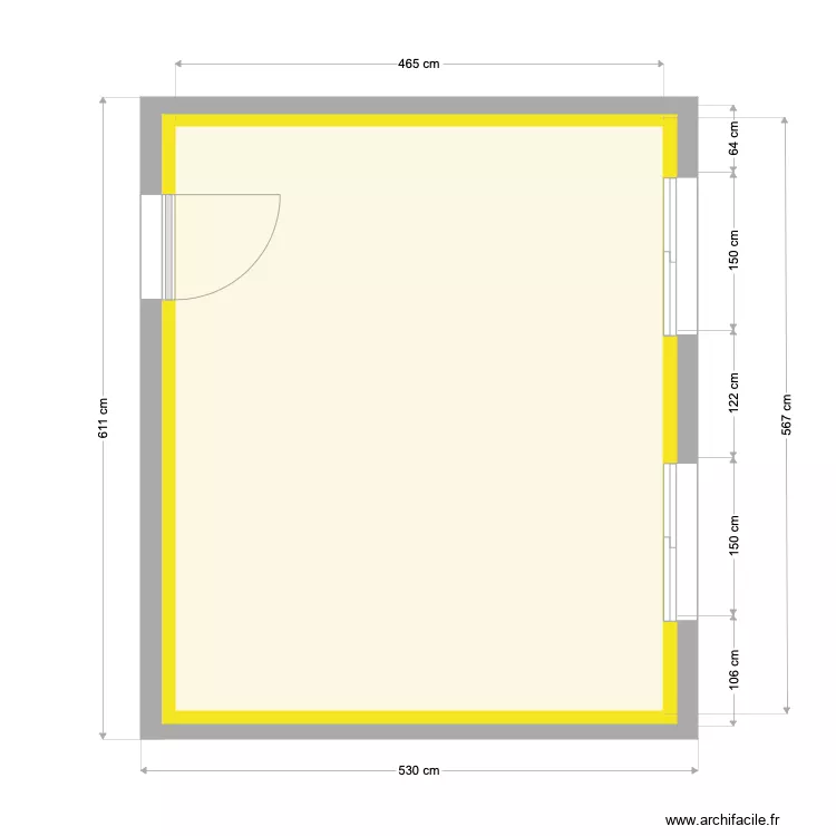 local impression V3. Plan de 