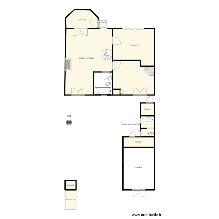  RDC MOUTIN 98 BLD OCEAN LE CORMIER. Plan de 0 pièce et 0 m2