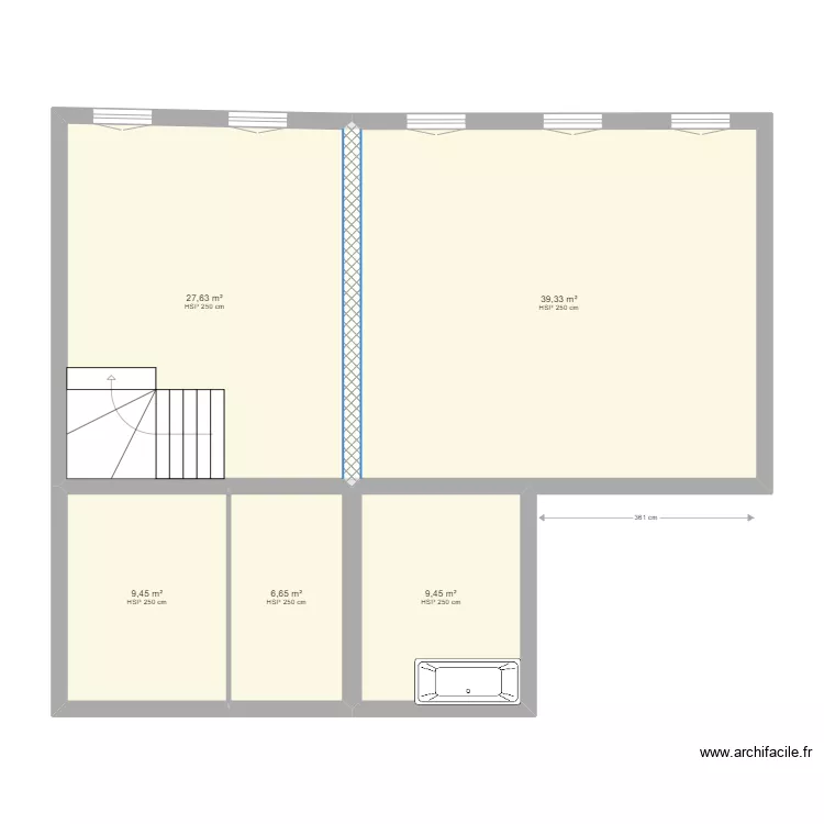 Maison Gimont. Plan de 