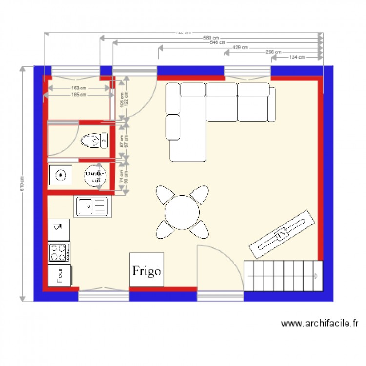 salon 38. Plan de 0 pièce et 0 m2