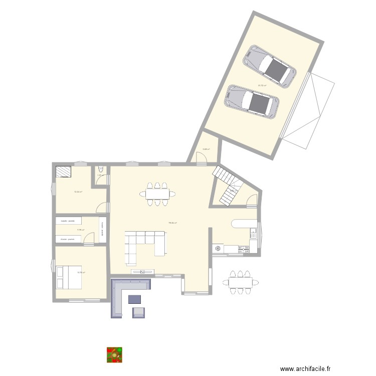 martignas louis pasteur. Plan de 0 pièce et 0 m2