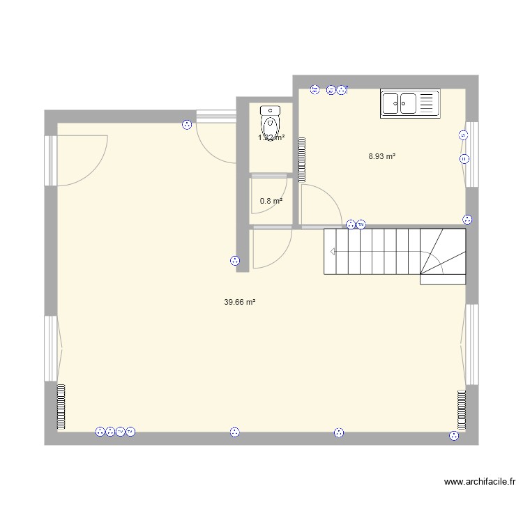 rez de Chaussée. Plan de 0 pièce et 0 m2 rez de Chaussée. Plan de 0 pièce et 0 m2