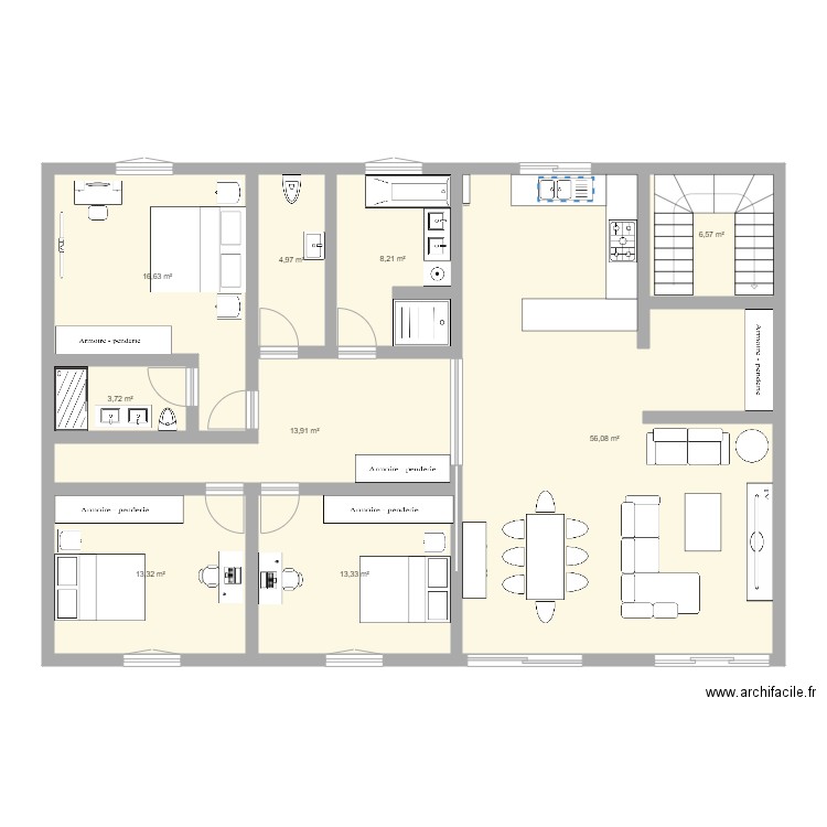 plan 01. Plan de 0 pièce et 0 m2