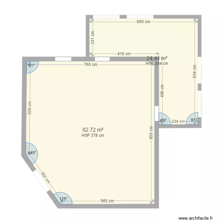 plan Saint Fran&ccedil;ois. Plan de 