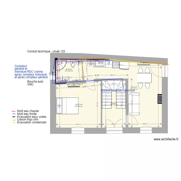 Malaucene m&eacute;tr&eacute;s. Plan de 