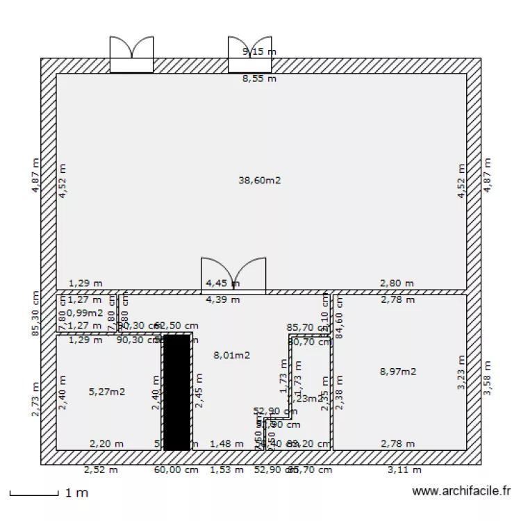 Rdc Royer. Plan de Rdc Royer. Plan de