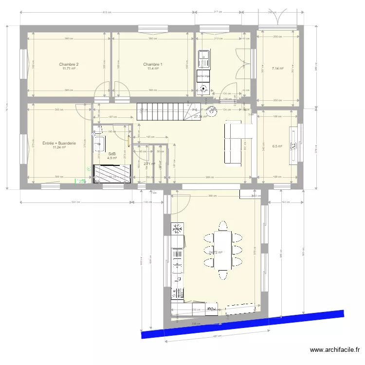 Agrandissement 3. Plan de 