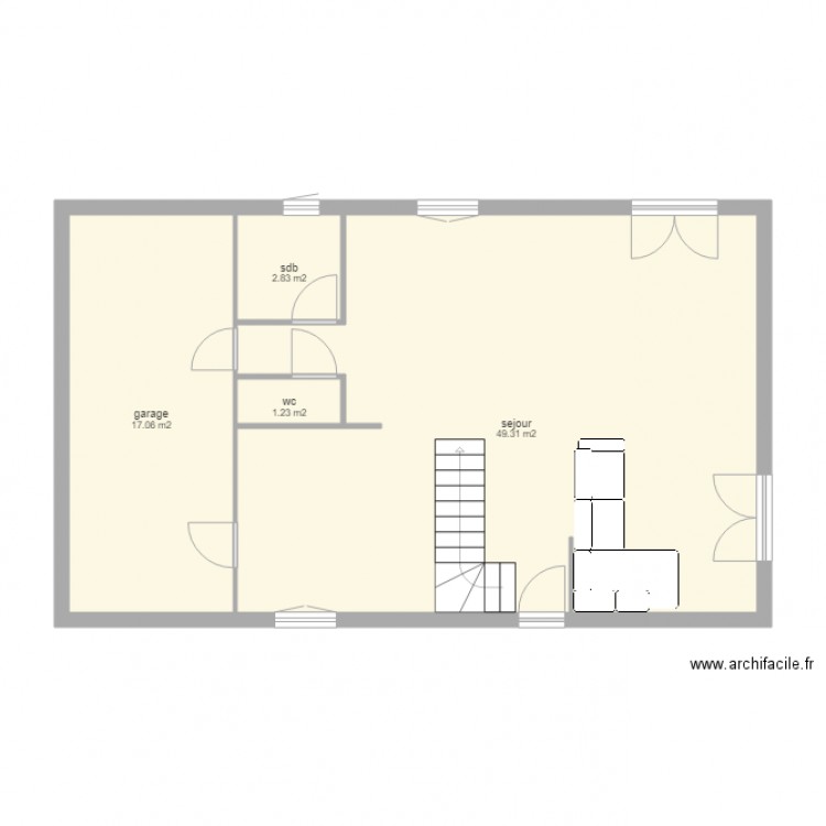 maison autheuil avT. Plan de 0 pièce et 0 m2