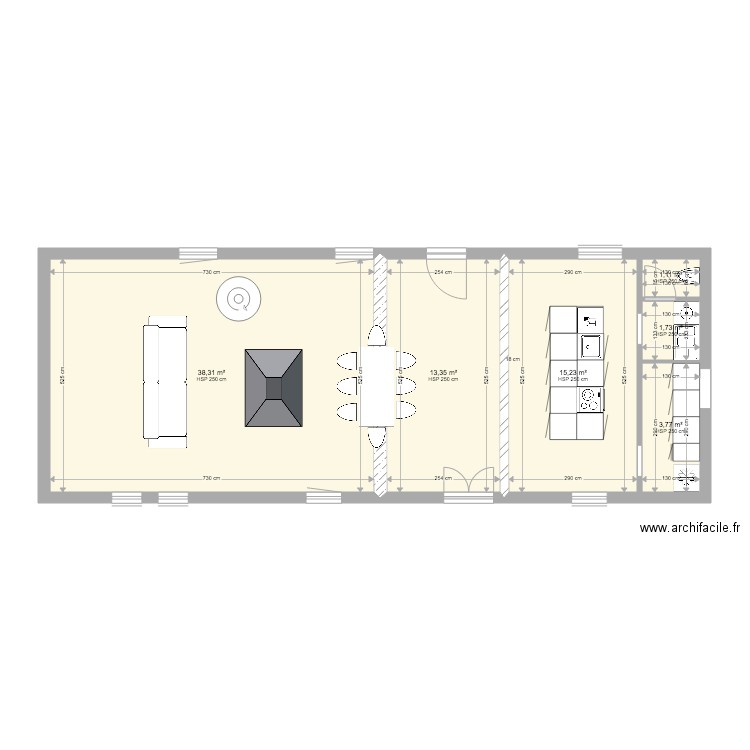 la colombière RDC. Plan de 0 pièce et 0 m2