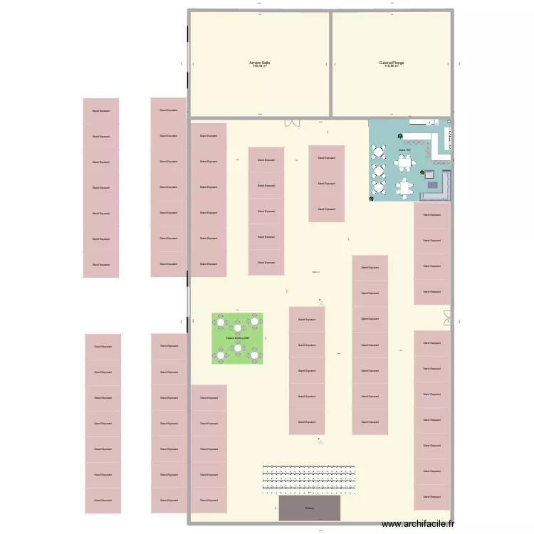 Salon des Entreprises CFACI. Plan de 0 pièce et 0 m2