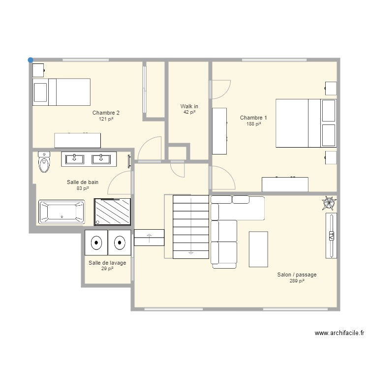 Viridis étage aggrandi juillet version 2. Plan de 0 pièce et 0 m2