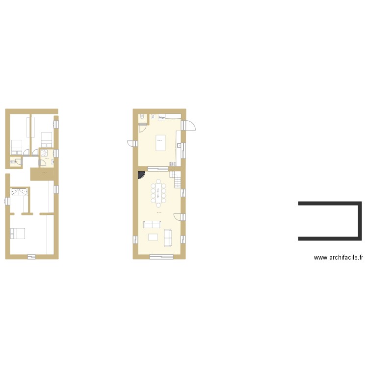  plan. Plan de 0 pièce et 0 m2