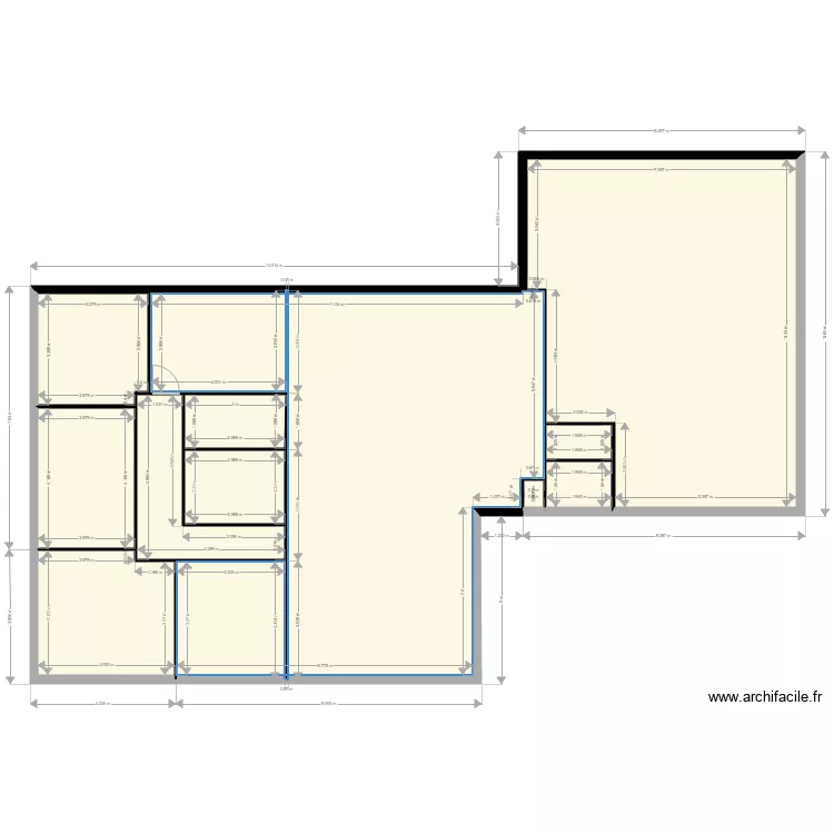 maison. Plan de 