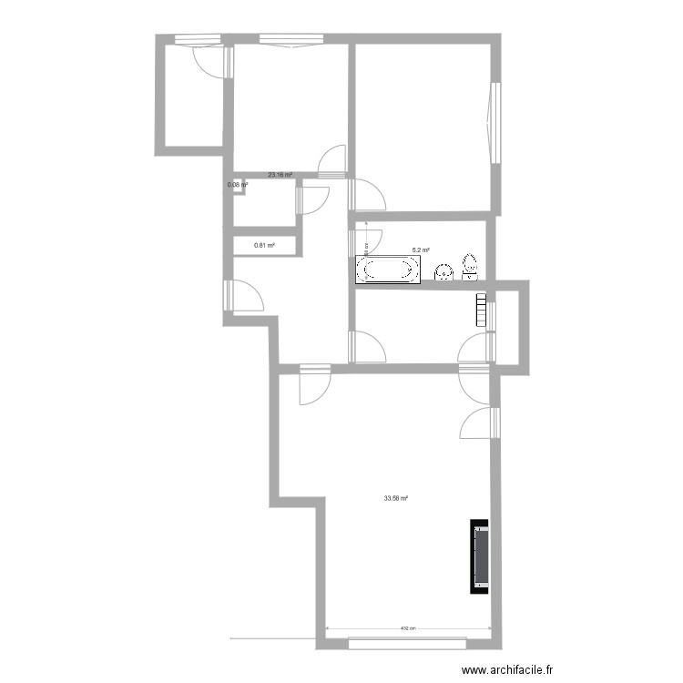 Croquis 1. Plan de 0 pièce et 0 m2