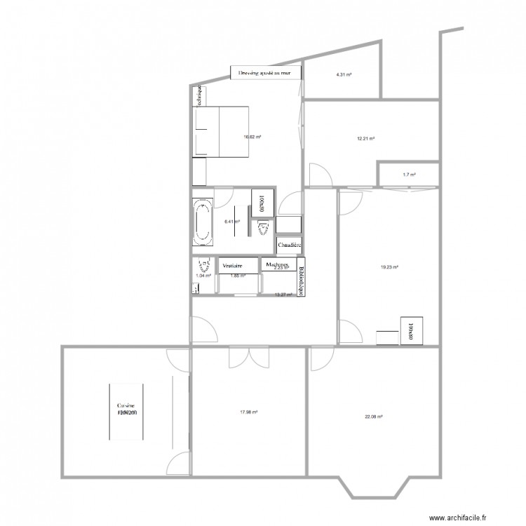 Tervuren droite Carlos. Plan de 0 pièce et 0 m2