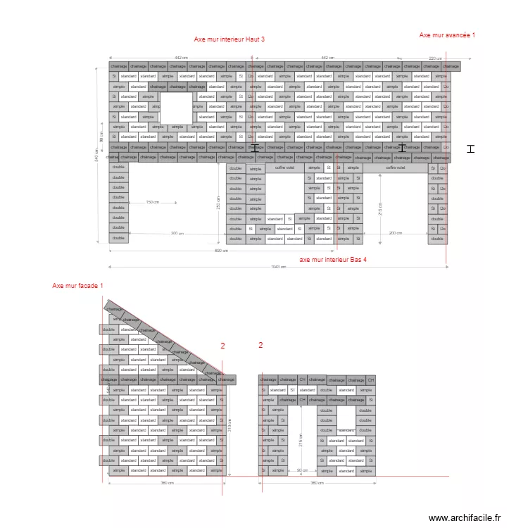 calepinage bloc byosys exter. Plan de 