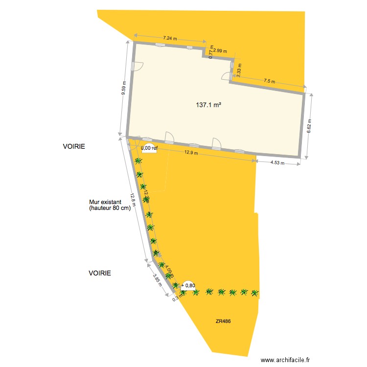 kergolay. Plan de 0 pièce et 0 m2