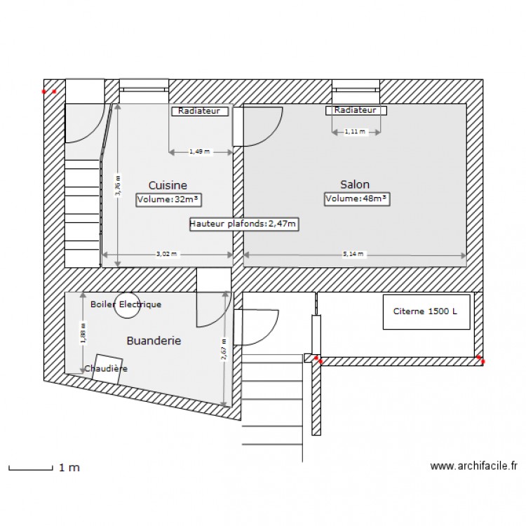 Coraline PAUL - R d Ch. - Chauffage. Plan de 0 pièce et 0 m2