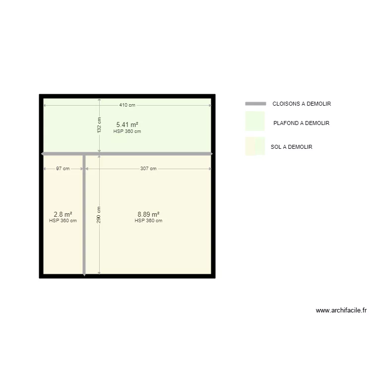 DUSSAUBAT. Plan de 