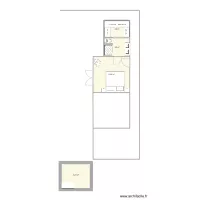 Plan chambre et salle de bain