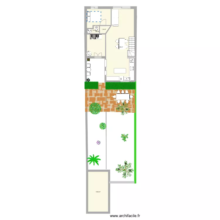 MAISON RDC option 3. Plan de 