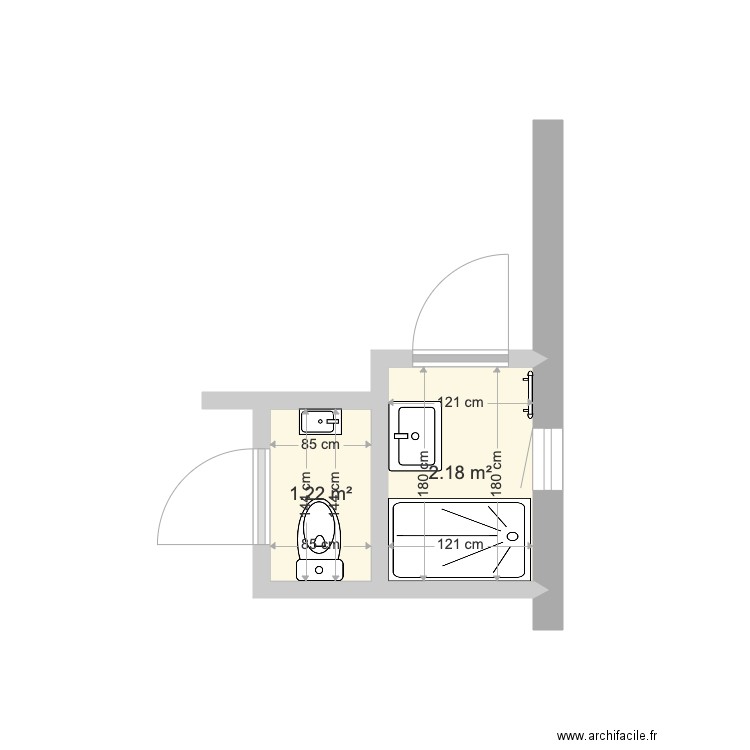 SDD 1er Etage. Plan de 0 pièce et 0 m2