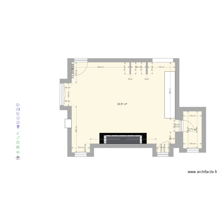 Manoir rdc CUISINE. Plan de 0 pièce et 0 m2